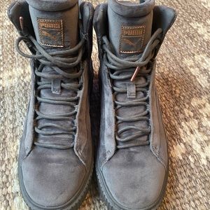 Women’s Platform velour High Too Fashion Sneakers